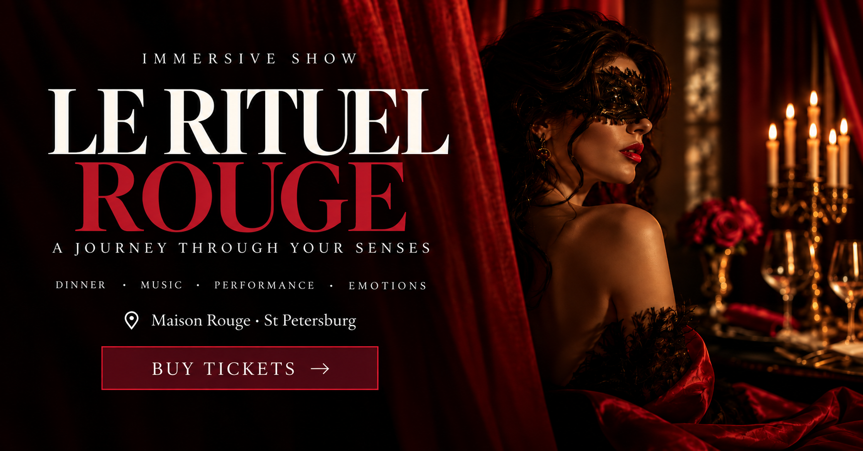 LE RITUEL ROUGE — Иммерсивное гастрономическое шоу