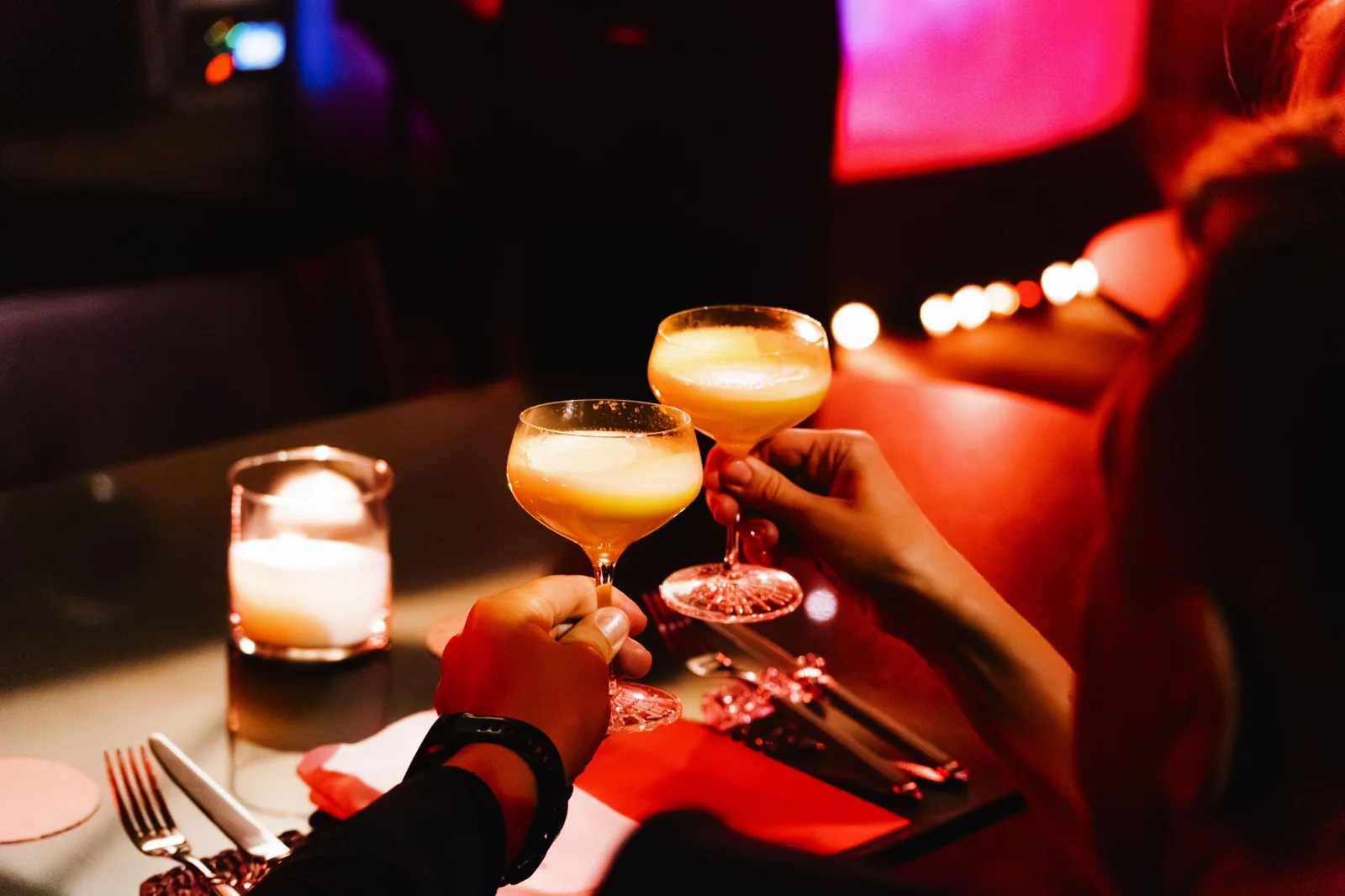 Cocktails servis pendant la soirée